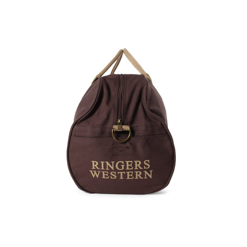 Ringers Western Gundagai Duffle Bag - Chocolate Brown/Beige