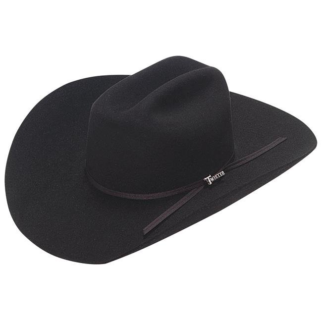 Black 6x Felt Cowboy Hat