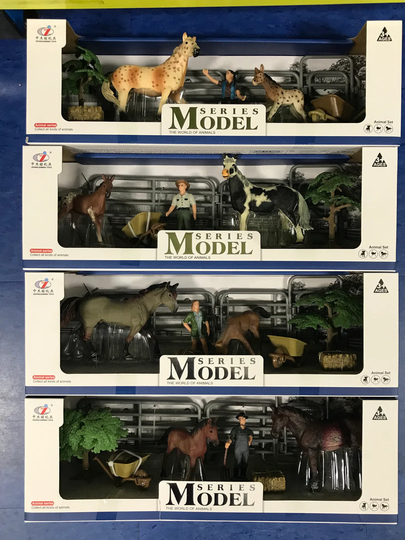 Farm Animals Horse & Foal Figure & Accessories Assorted