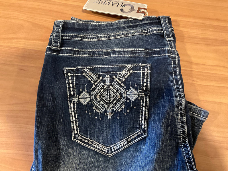 Grace In LA Charme Aztec motif Jeans