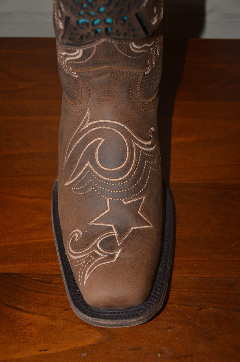 Dusty Blue Rocker Dusty Rocker Diamond Boots – Claytons Western & Outdoors