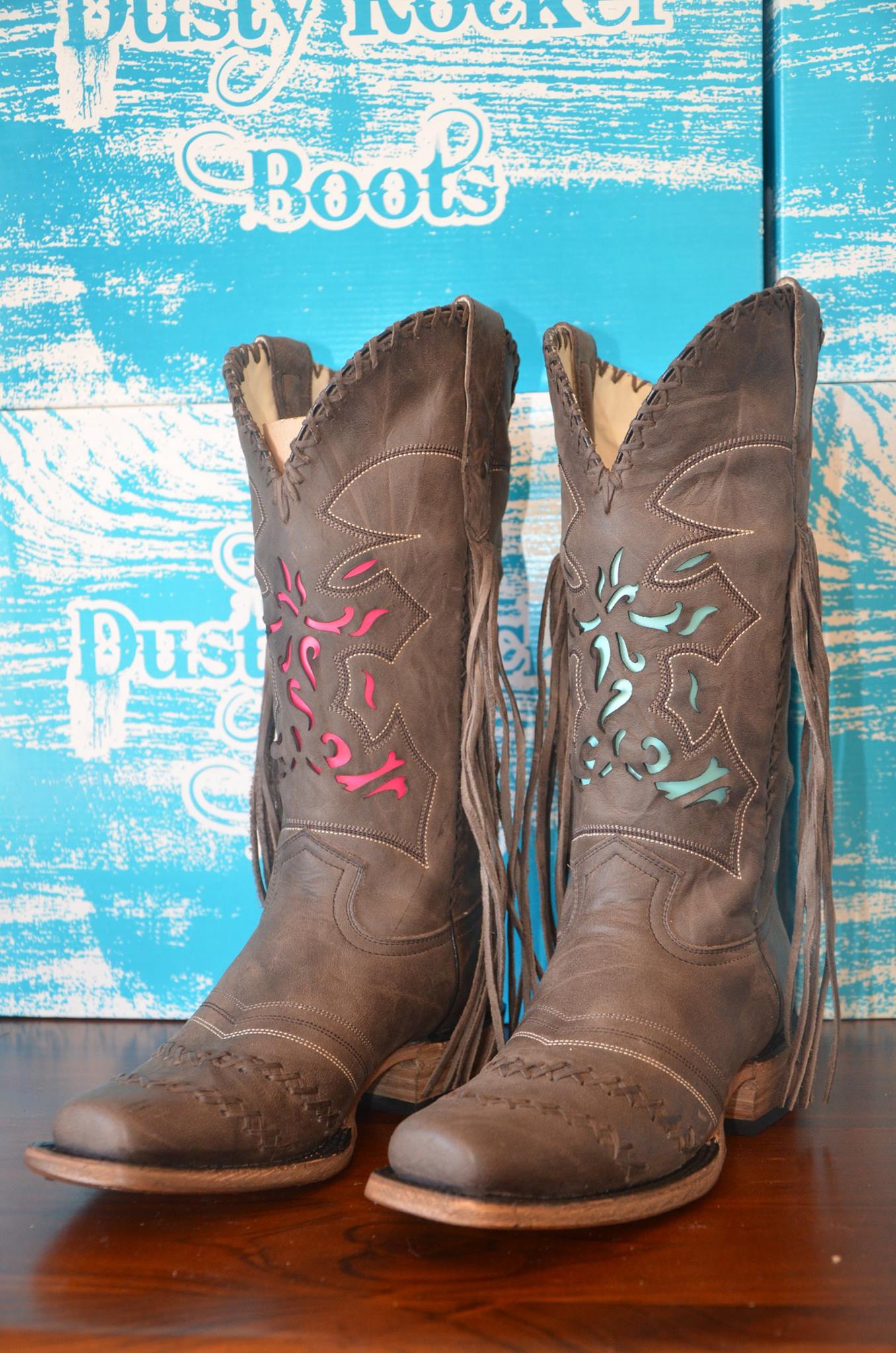 Dusty Blue Rocker Dusty Rocker Dreamcatcher Boots - DISCONTINUED size 8, 10, 10.5 ONLY ...