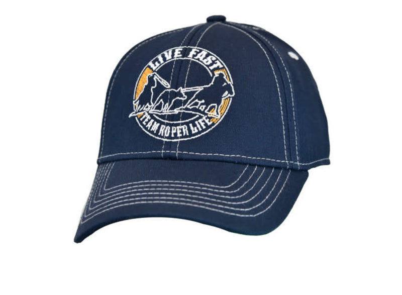 Boys Navy Live Fast Roping Cap