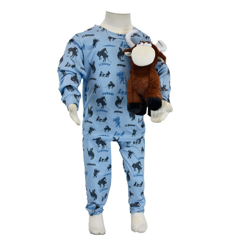 Cowboy Hardware infant/Todller Blue Bucking Horse Pyjama Set