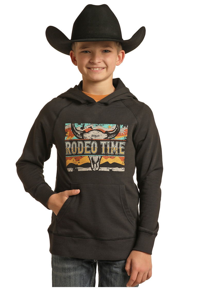 Boys Dale Brisby Rodeo Time Hooded Top