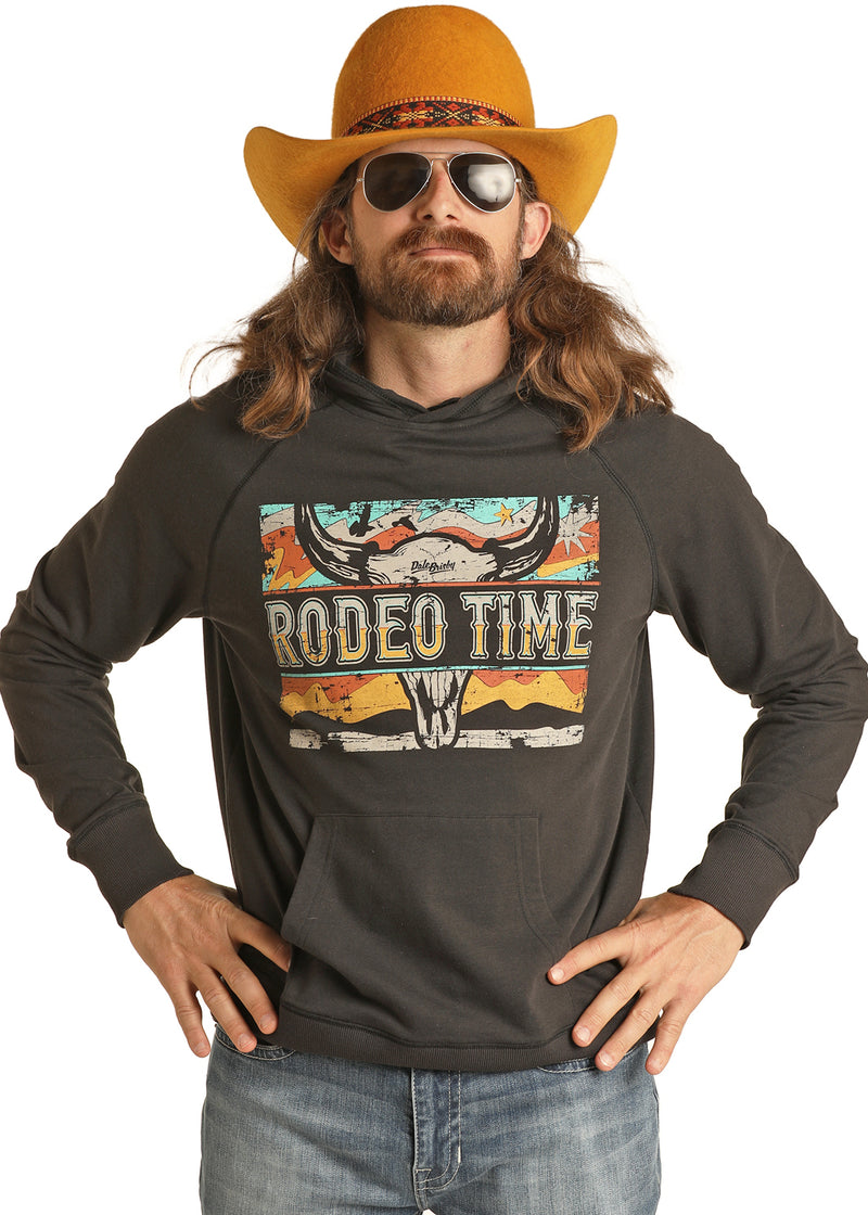 Mens Dale Brisby Rodeo Time Hooded Shirt