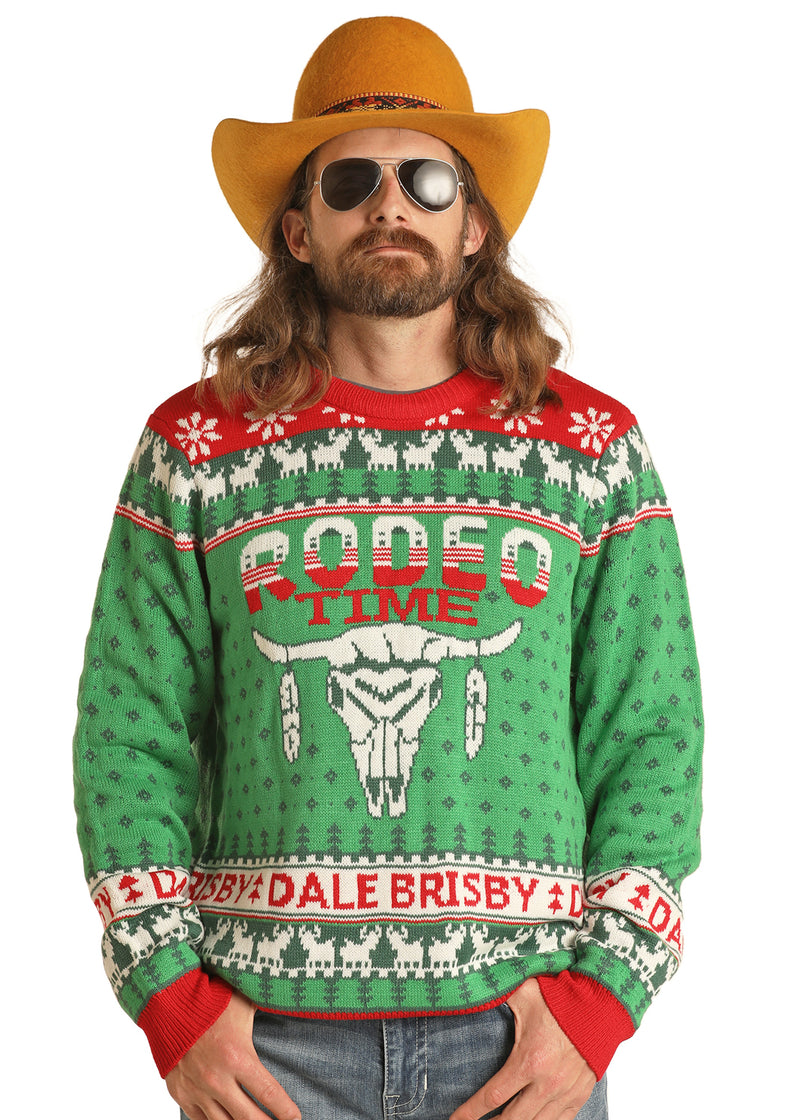 Dale Brisby Green Unisex Ugly Christmas Sweater