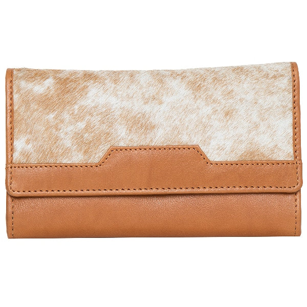 Ladies Vegas Trifold Cowhide Wallet