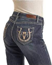 Womans Rock & Roll Cowgirl Midrise Bootcut Longhorn Jean