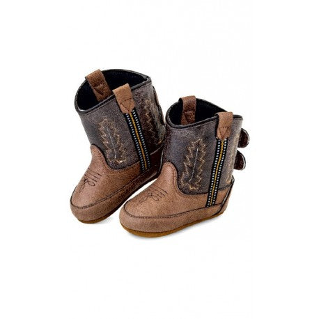 Infant Brown Baby Western Boots
