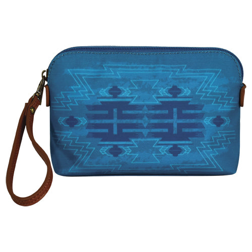Blue Aztec Essentials Pouch Wallet