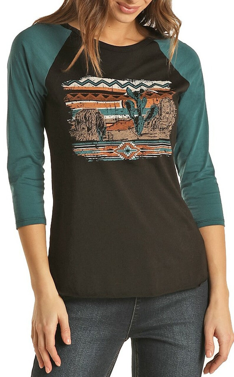 Desert Print Womans Graphic Tee