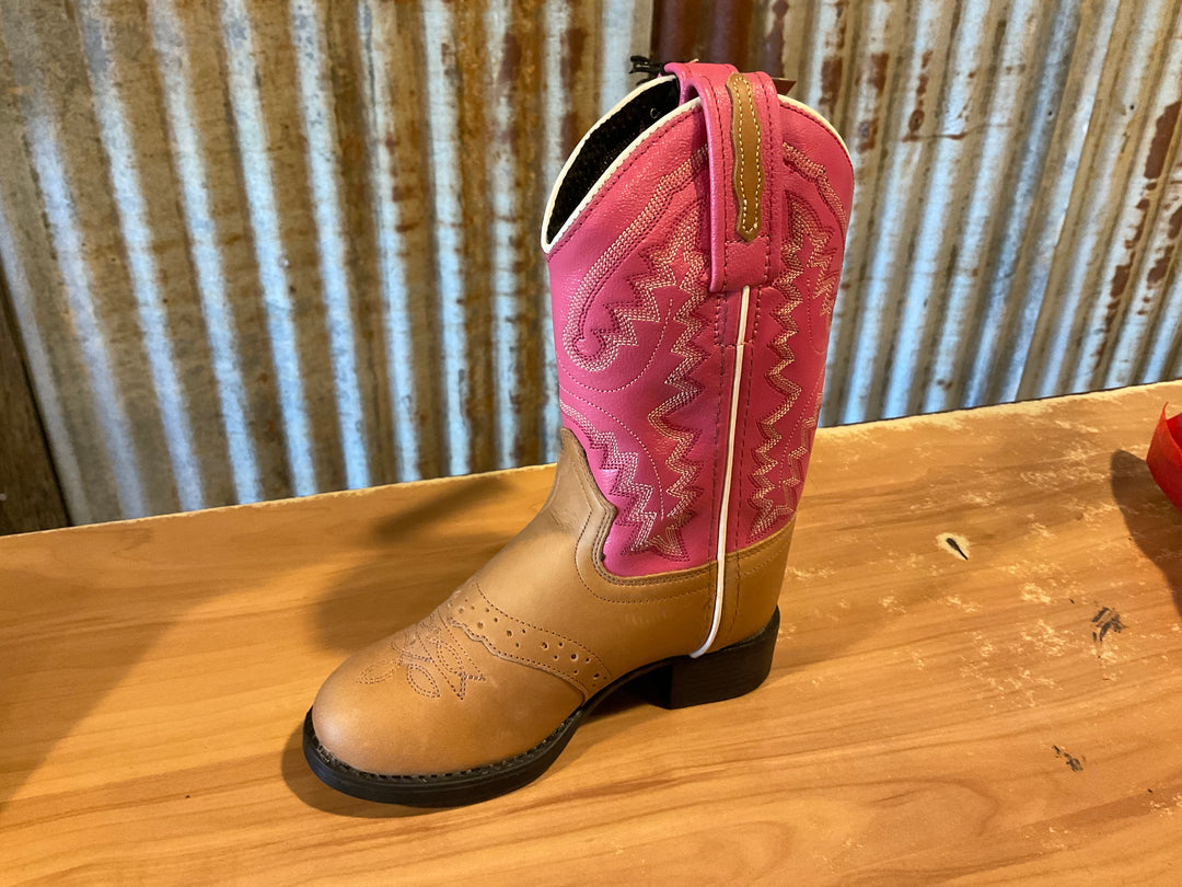 Round Snip Toe Boots Clearance KIDS SIZE 9 11 Claytons Western Outdoors