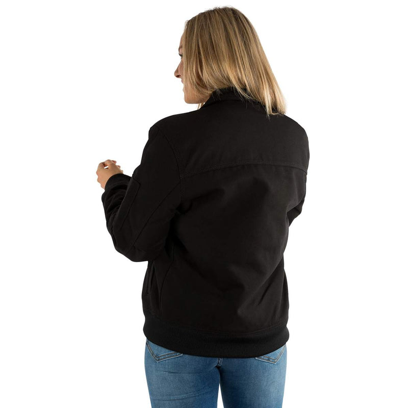 Ringers Western Yorke Womens Sherpa Bomber Jacket - Black