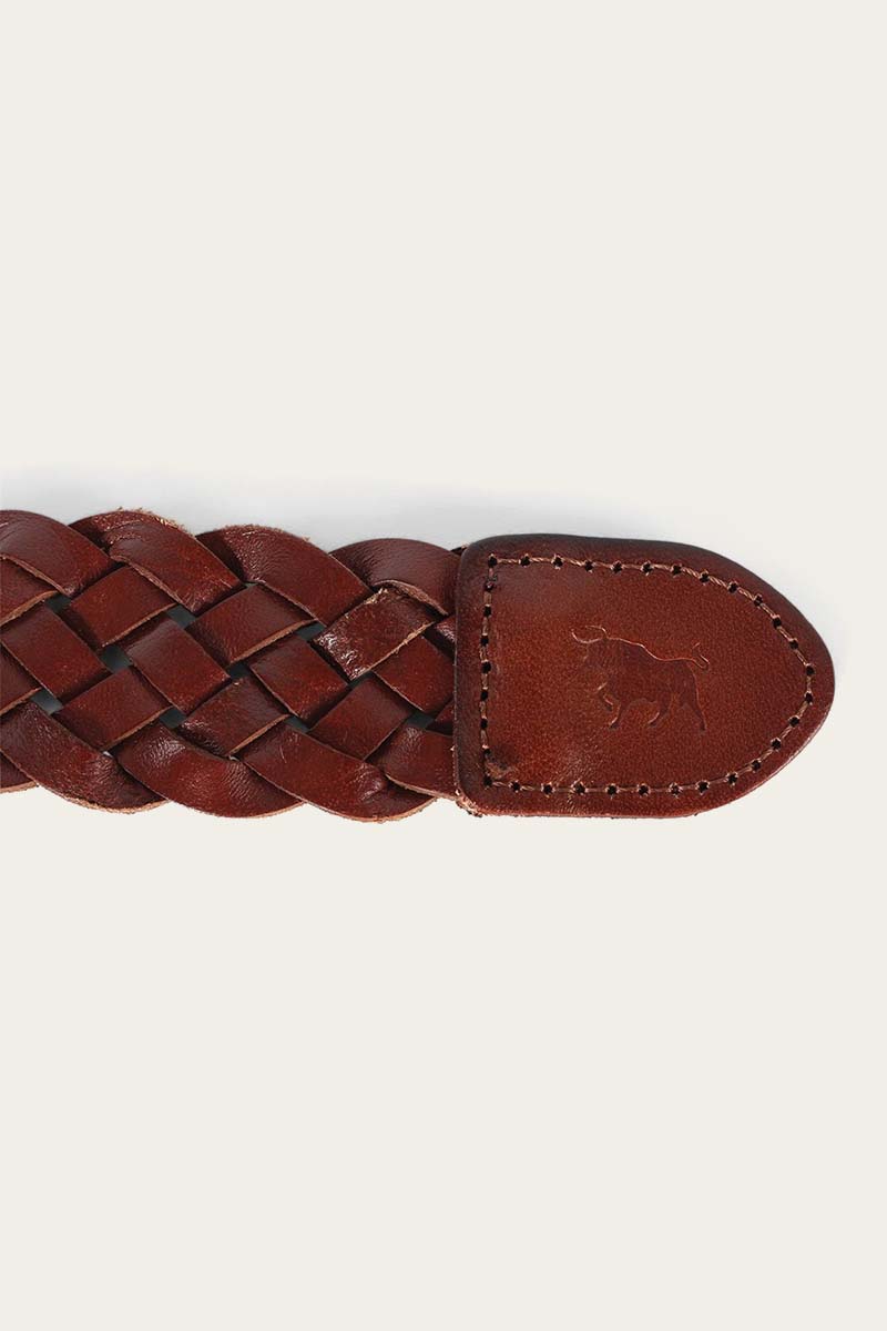 Copperbella Plaited Belt Brown