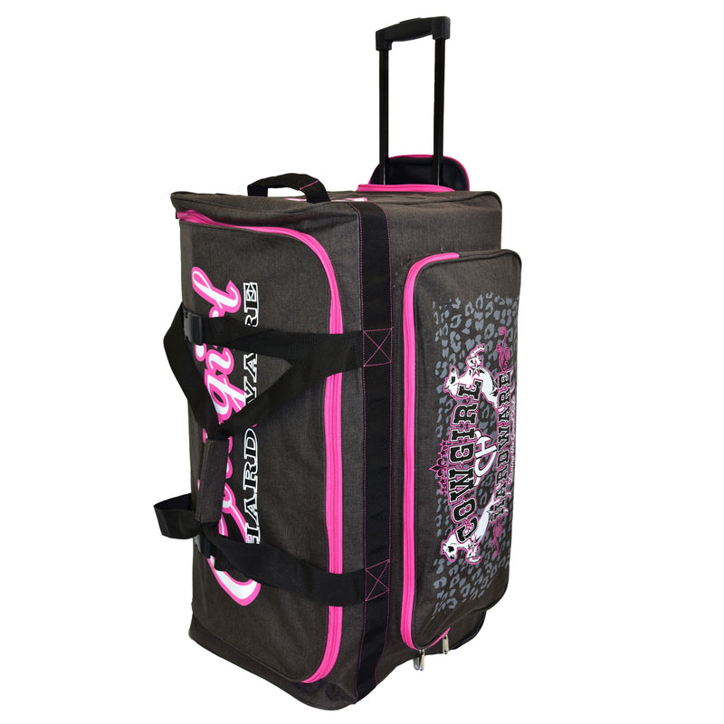 Pink/Brown Cowgirl Western Travel Bag