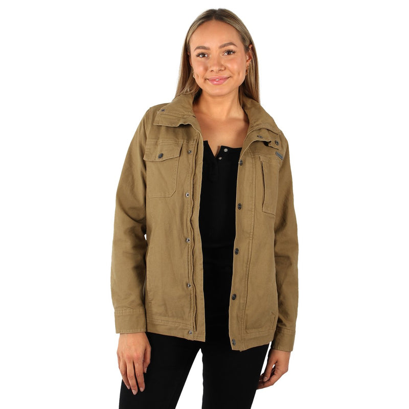 Ringers Western Rothbury Womens Canvas Heavy Duty Jacket - Camel SIZE 14