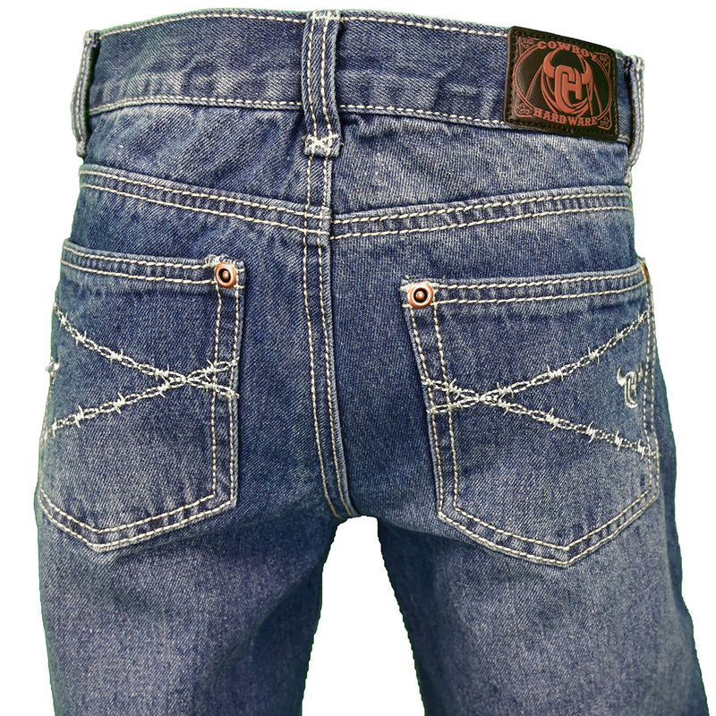 Boys Cowboy Hardware Barb Wire Rodeo Jeans