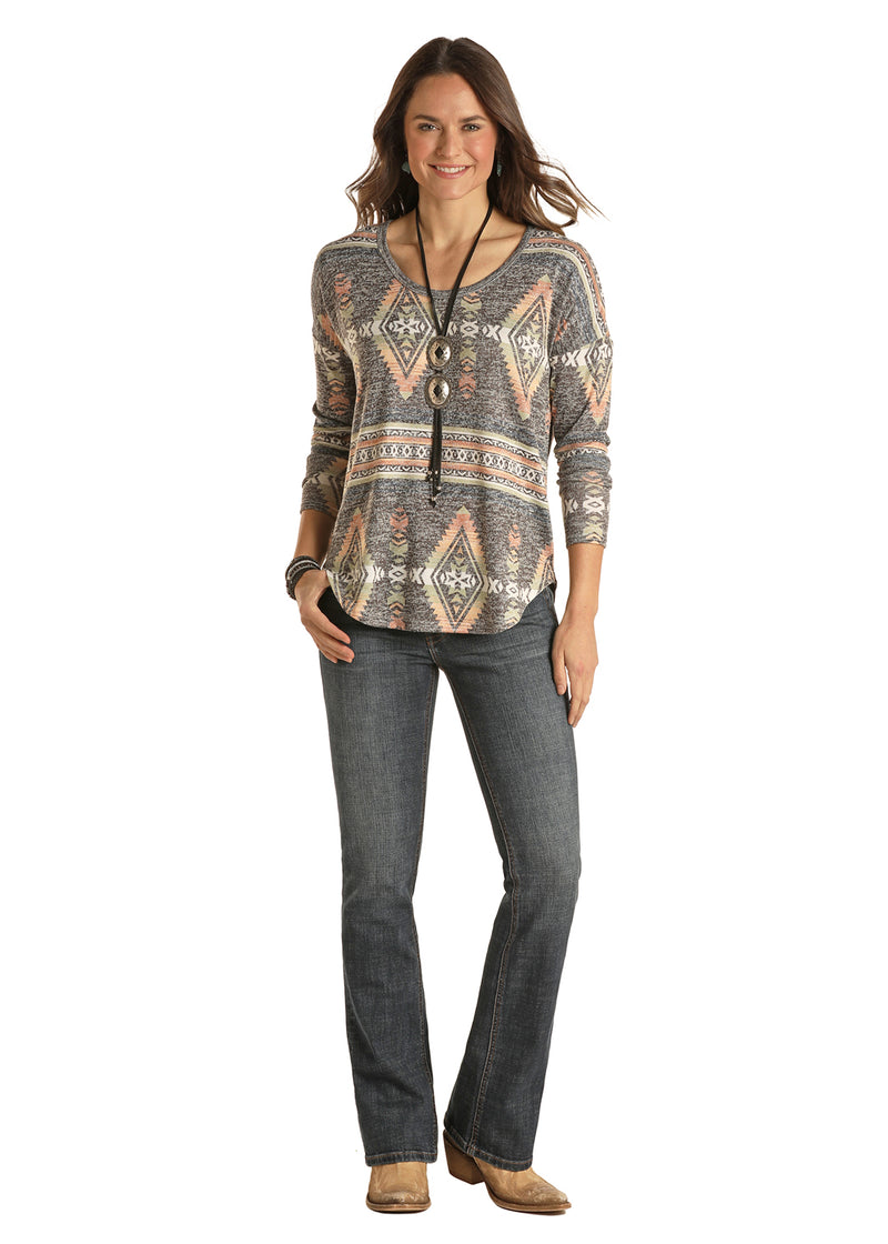 Womans Printed Sweater