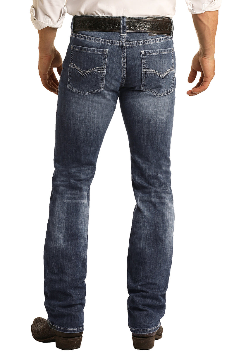 Mens Revolver Slim Fit Strait Leg Stretch Jean