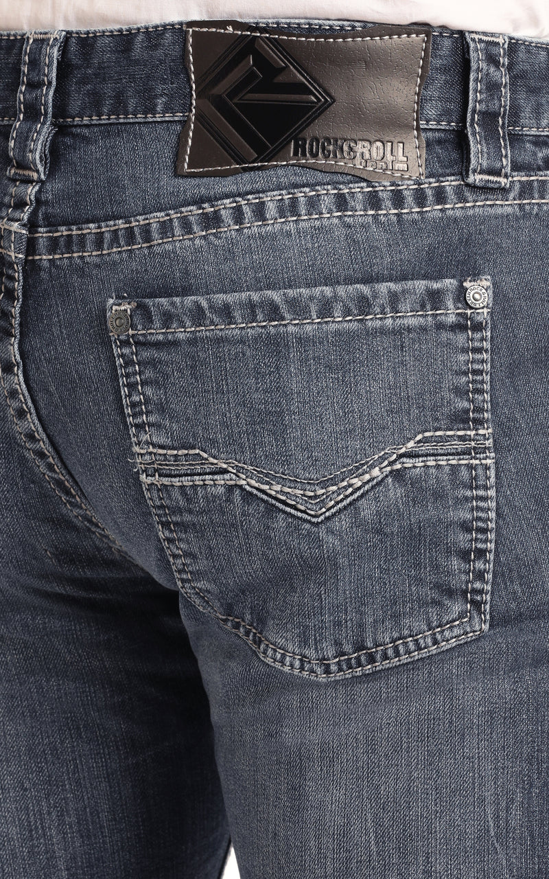 Mens Revolver Slim Fit Strait Leg Stretch Jean