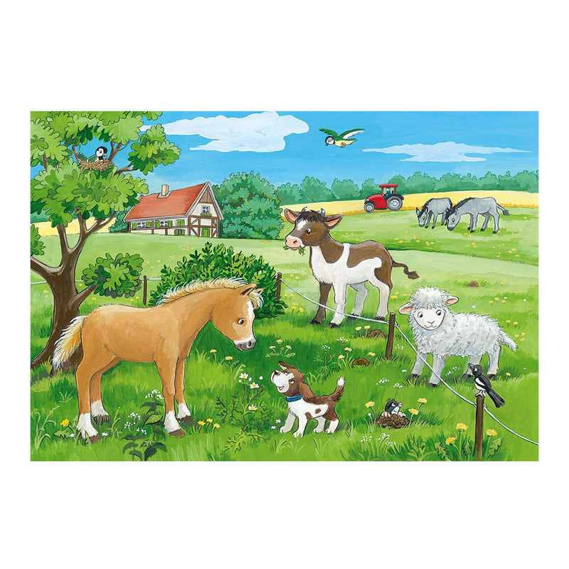 Ravensburger Baby Farm Animals Puzzle 2x12pc