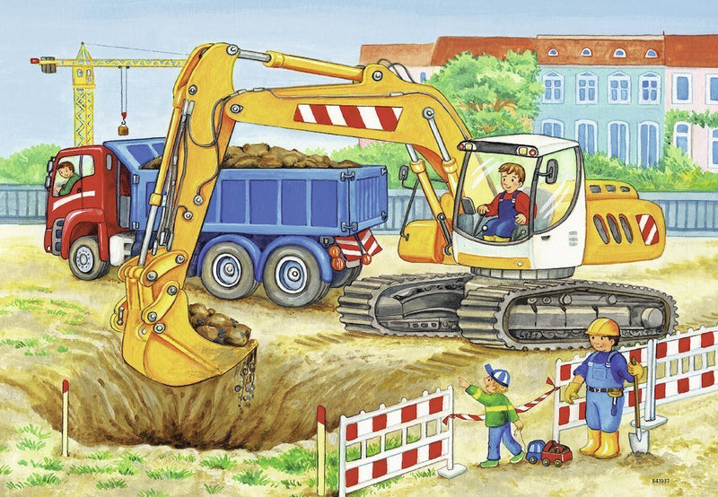 Ravensburger - Hard at Work Farm Puzzle 2x12pc