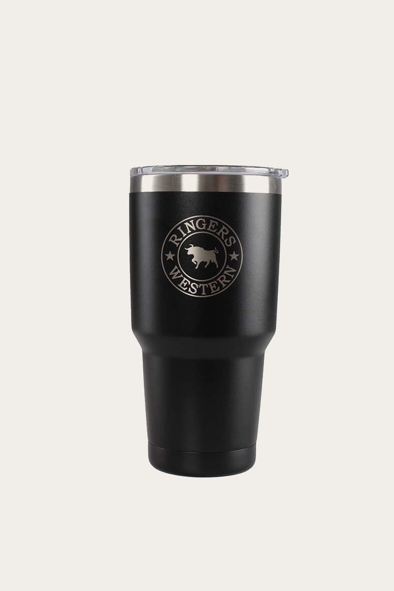 Ringers Western Yarra Powder Coated Insulated Tumbler - Black