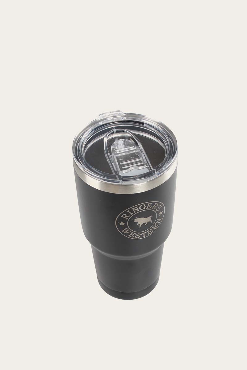 Ringers Western Yarra Powder Coated Insulated Tumbler - Black