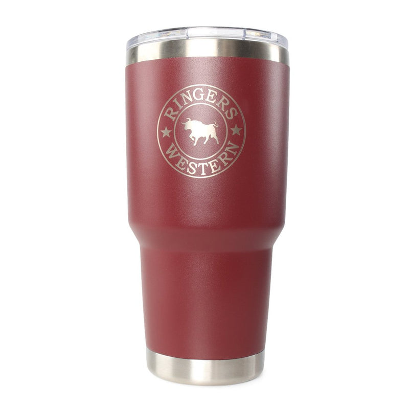 Ringers Western Yarra Powder Coated Insulated Tumbler - Maroon