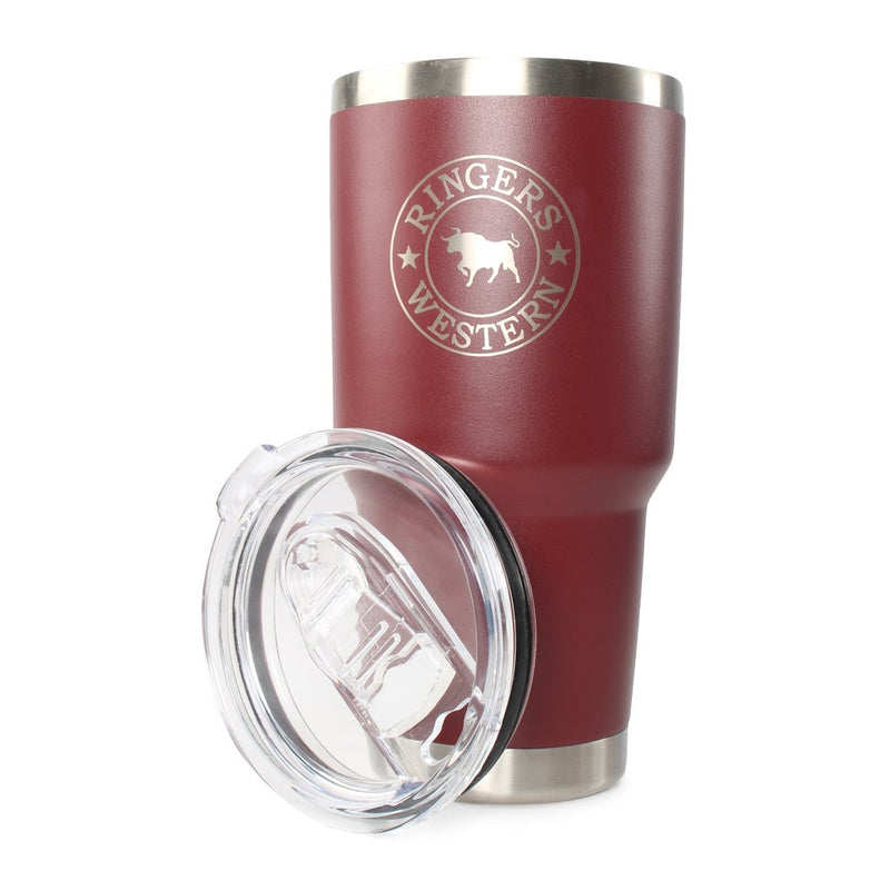 Ringers Western Yarra Powder Coated Insulated Tumbler - Maroon