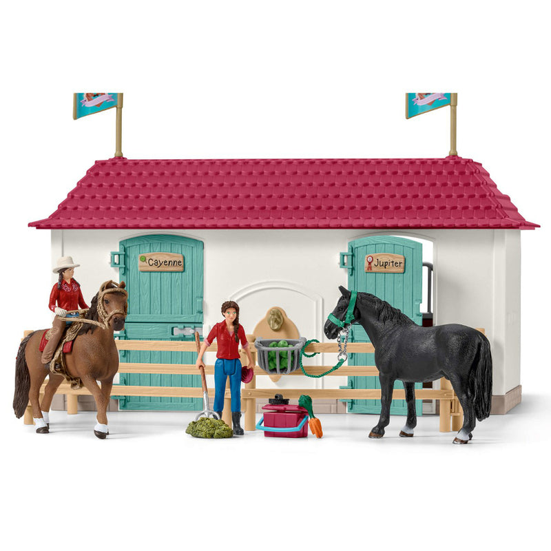 Schleich large hotsell horse stable playset
