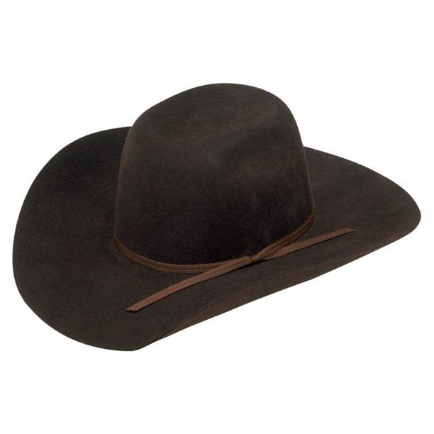 Kids Punchy Brown Felt Hat