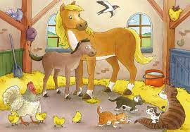 Ravensburger Farm Animals Children Puzzle 2x12pc
