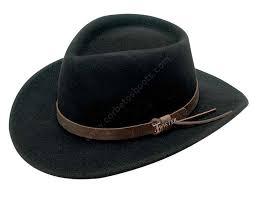 Durango Crushable Wool Felt Hat Black