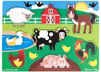Farm Peg Puzzle - Melissa & Doug