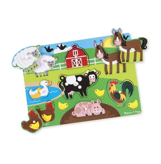 Farm Peg Puzzle - Melissa & Doug
