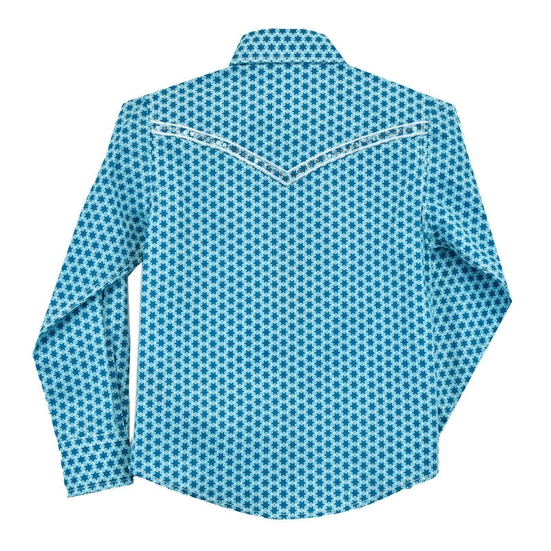 Cowgirl Hardware Toddler Girls Turquoise Star Shirt
