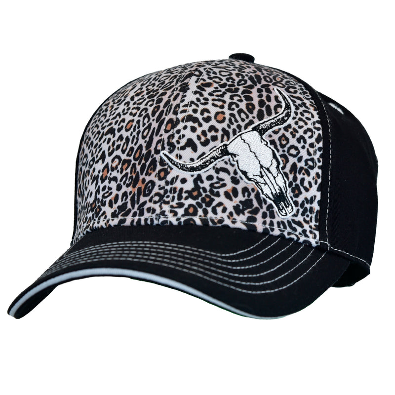 Womans Leopard Skull Cap
