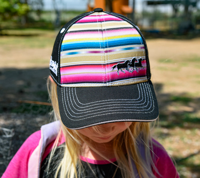 Girls Serape Horse Cap