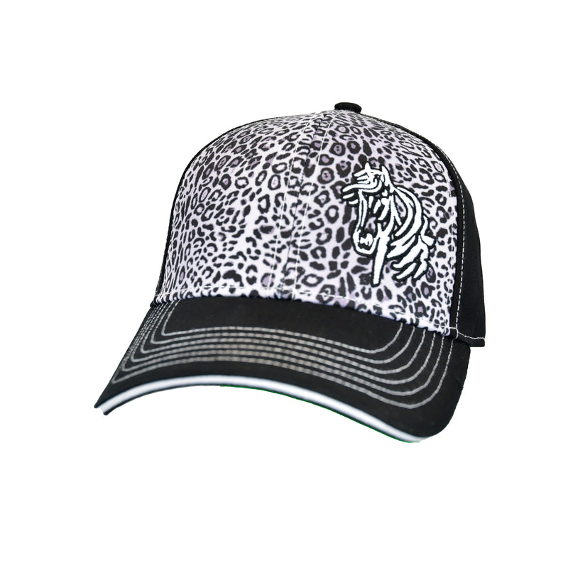 Womans Leopard Horse Cap