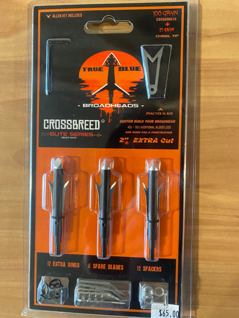 True Blue Broadheads Crossbreed