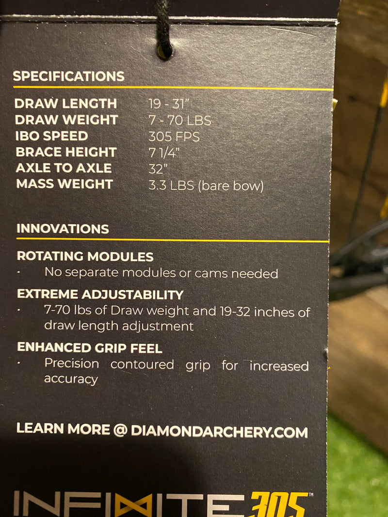 Diamond Infinite 305 Package Right Hand