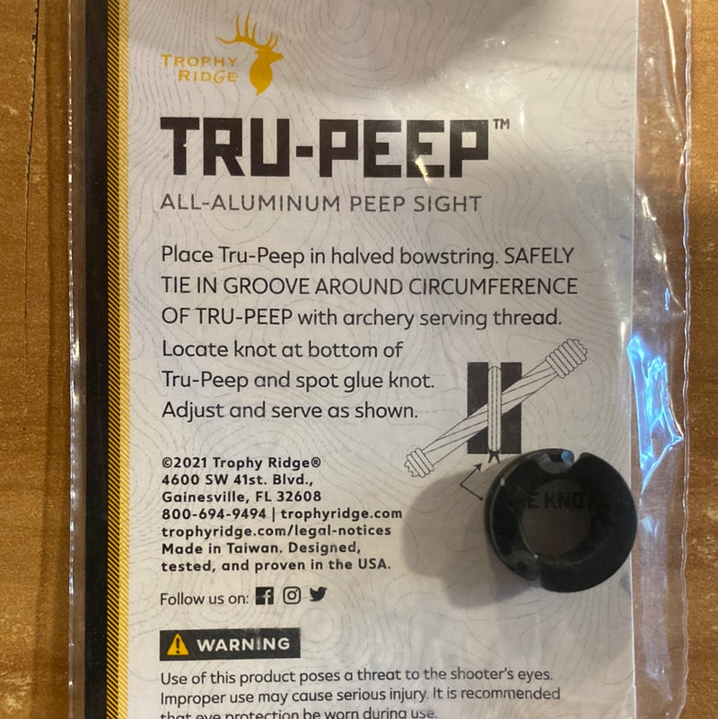 Tru Peep Aluminium Peep Sight