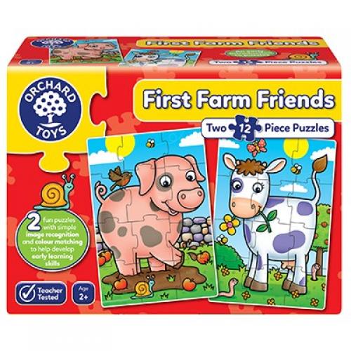 First Farm Friends 2 x 12pc Jigsaw Puzzle