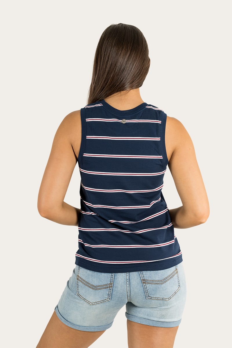 Ringers Western Womens Dale Tank - Navy