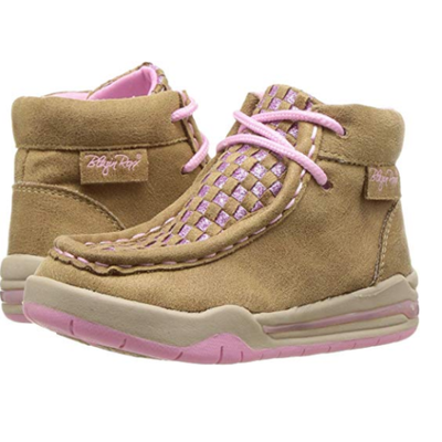 Girls Pink Light Up Casual Lauren Shoes