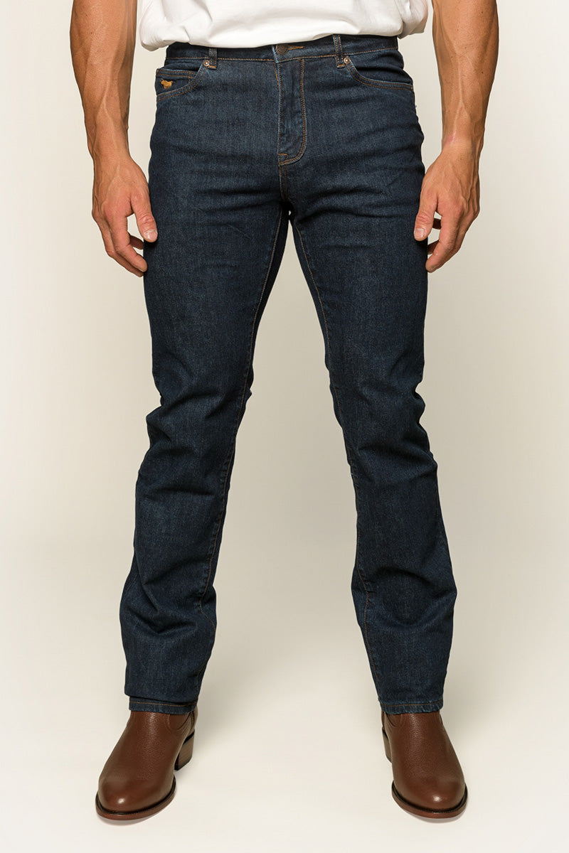 Ringers Western Mitchelle Mens Classic Fit Straight Leg Jean Dark Blue