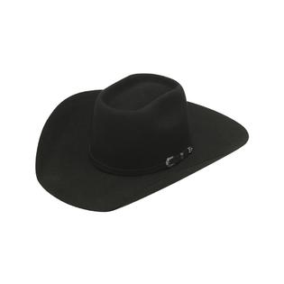 Black Australian Wool Blend 5x Felt Hat