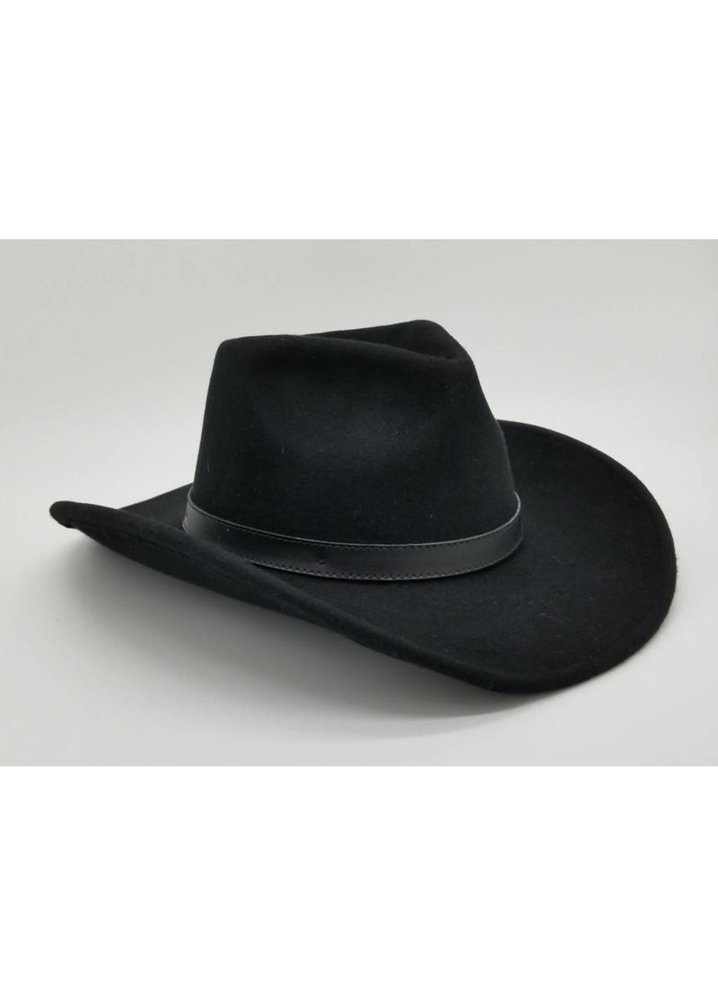 Indy Crushable Wool Felt Hat Black or Brown